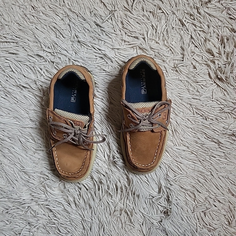 Kids Toddler Sperry Top Sider Boat Shoes Lanyard A/C Boys Shoes 11 M Classic - Picture 5 of 12